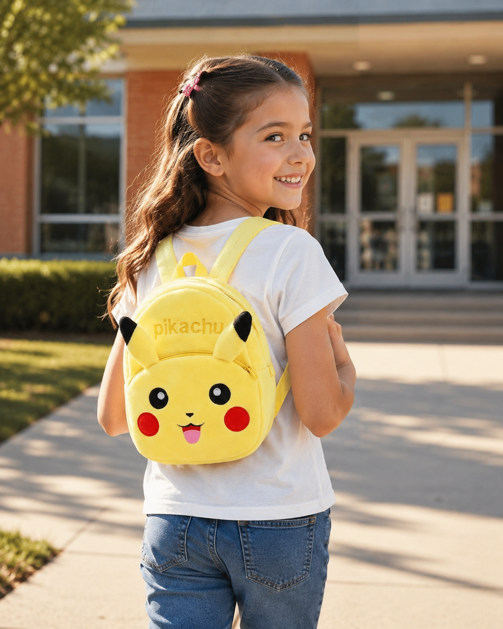 🧸 Mini mochila de peluche 3D de 30 cm