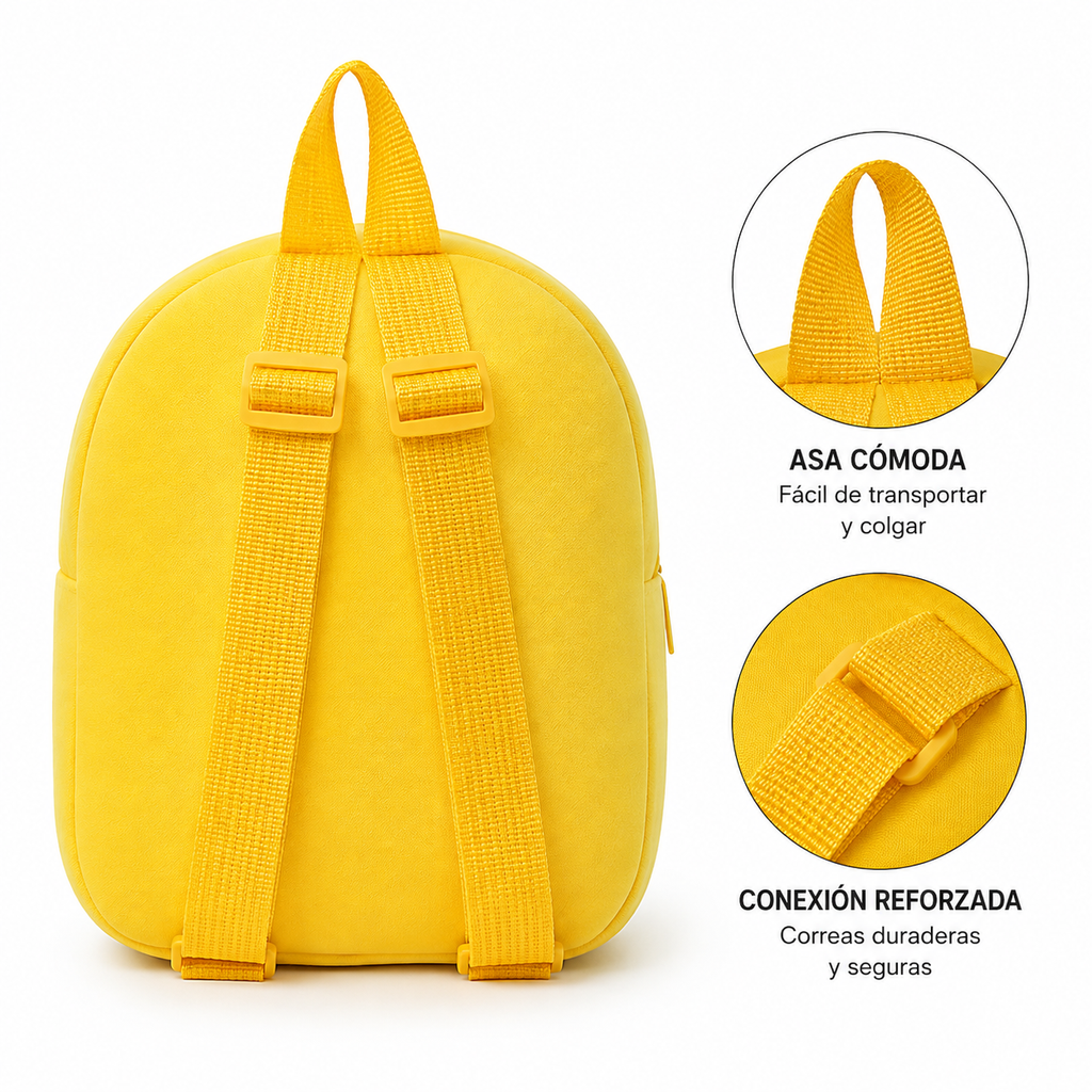 🧸 Mini mochila de peluche 3D de 30 cm